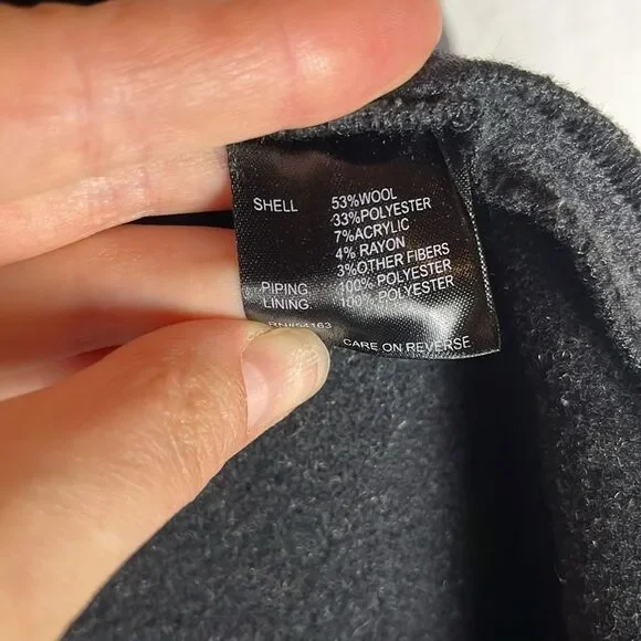 Dark Gray Karl Lagerfeld Paris Wool Blend Belted Women's Coat - Picture 6 of 8